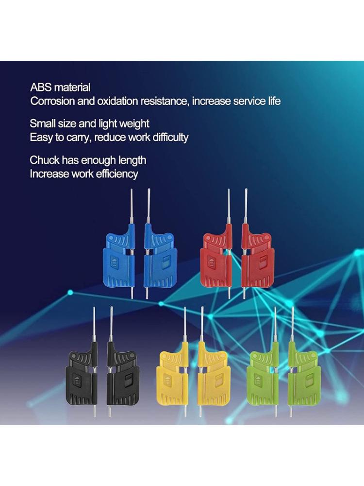 SDK08 Test Clip Ultra Small Clamp Chip Foot SOIC/TSSOP-TSOP-SSOP-MSOP/PLCC/QFP/TQFP/LQFP/SMD IC Chips Adapter