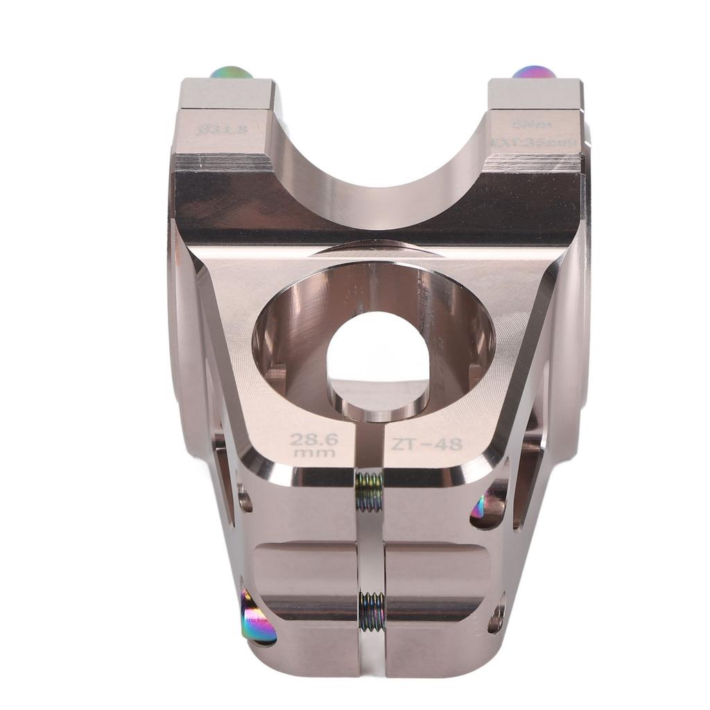 31.8mm Mountain Bike Stem Aluminum Alloy Lightweight DIY Short Handlebar Stem for Replacement Titanium