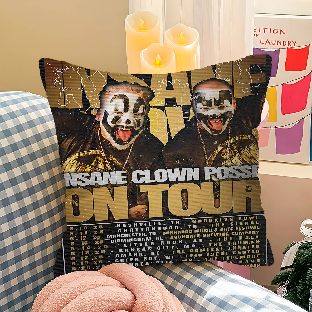 ICP Insane Clown Stitch Подушка с рисунком Счастливый Дракон Наволочка Чехол на подушку для дивана Декор для дома Детский подарок