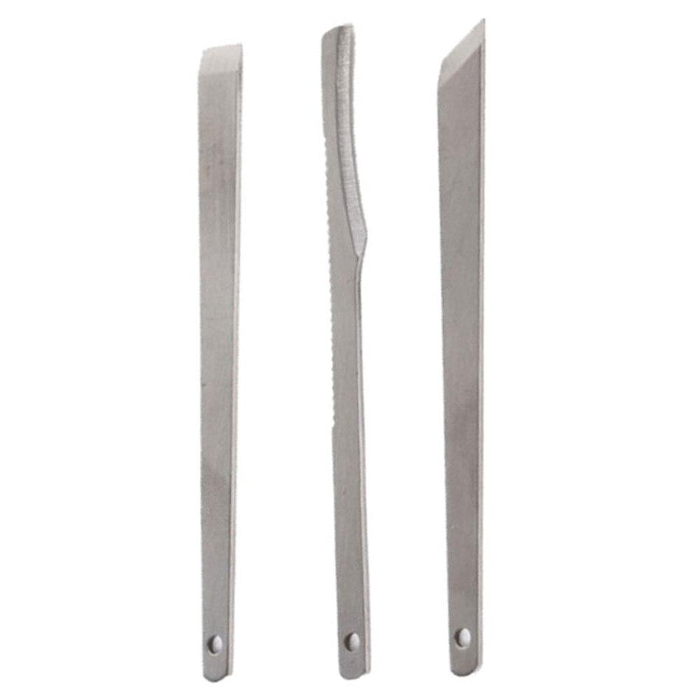 3 шт./компл. профессиональный нож для педикюра, ручка для пилинга ногтей, набор из нержавеющей стали, инструмент для ухода за ногами, инструмент для вросшей кутикулы