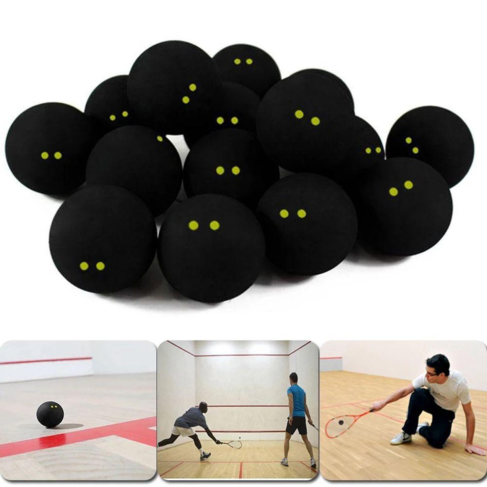 Dot Rubber Balls Competition Squash Two-Yellow Dots Squash Ball Low Speed Ball Training Squash Ball