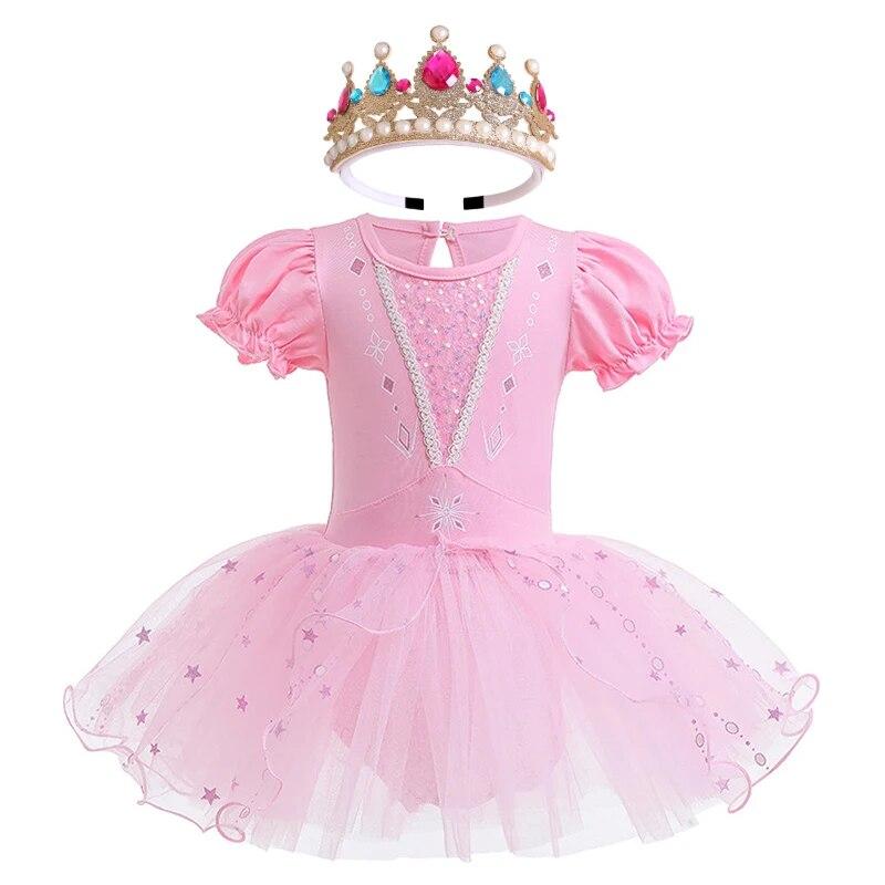 Нарядное праздничное платье принцессы для балета и танцев для детей, танцевальная пышная фатиновая юбка-пачка, костюм для Хэллоуина, сценический костюм