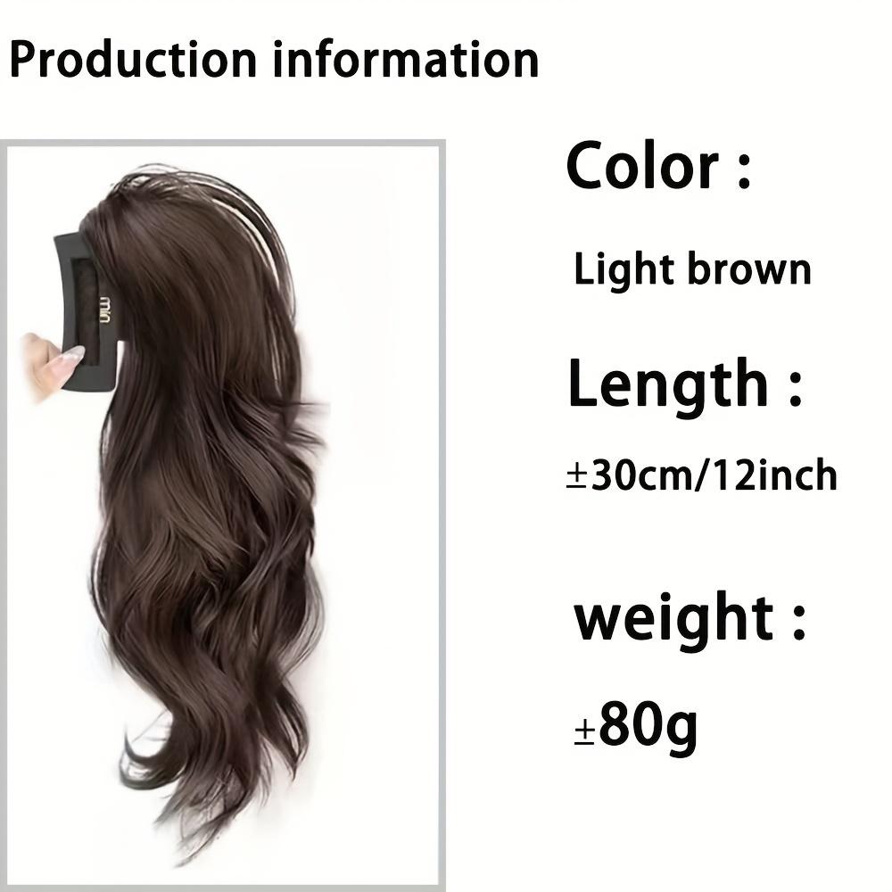 MISS WIG Синтетические 12-дюймовые зажимы для наращивания волос в хвосте, короткие волнистые вьющиеся волосы, зажимы для волос для женщин, для косплея