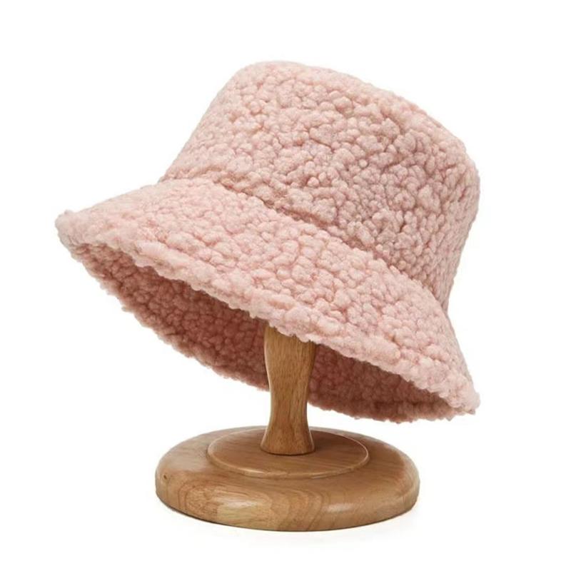 Меховая панама из искусственного меха ягненка, зимняя теплая бархатная шапка, кепки для женщин, женская панама для отдыха на природе, шляпа рыбака