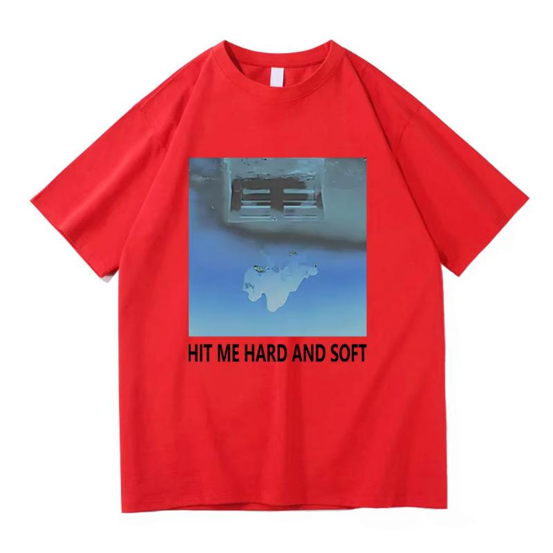 Билли Айлиш Hit Me Hard and Soft The Tour Live in 3D Футболка 2026 Лето Новая Унисекс Женская Хлопковая Оверсайз Футболка Y2K
