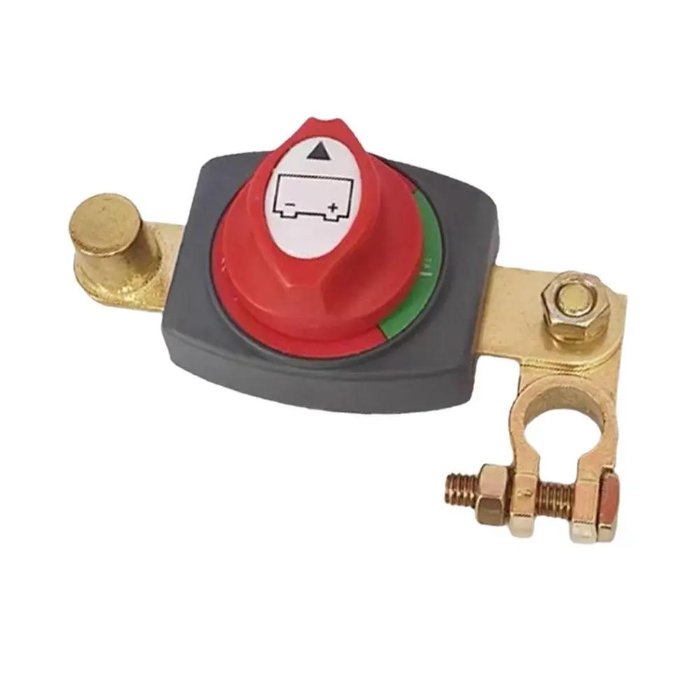 New Top Post Battery Disconnect Isolator Negative Cut-off Rotary Switch 12-48V For Car RV Truck Marine Boat Q7B4