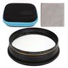Close Up Lens Optical Glass Macro Close Up Filter for Shooting Flowers Jewelry Water Droplets 82mm