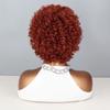 MERISIHAIR Рыжий оранжевый афро женский короткий курчавый вьющийся парик из синтетического волокна натуральный вьющийся парик для косплея повседневная одежда