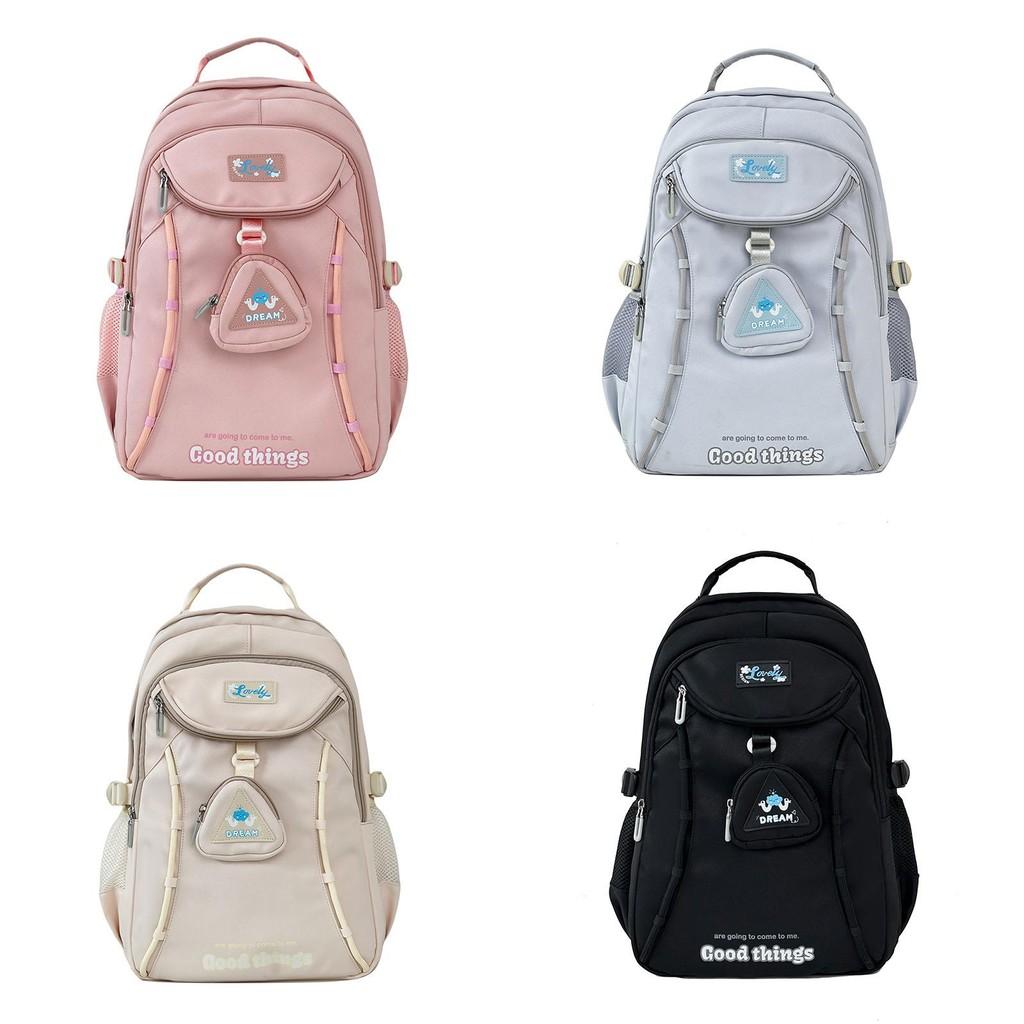 Minimalist Nylon Cute School Backpack For Teens College Schoolbags Students
