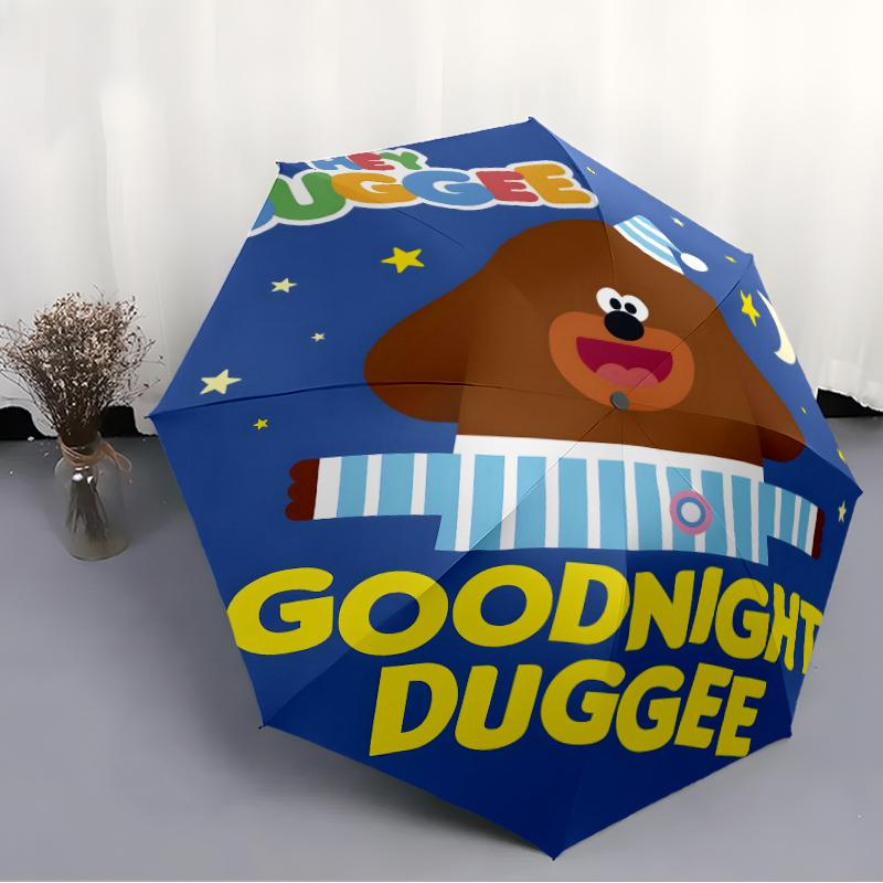 1pc Hey Duggee1 Umbrella, Sun Protection, And UV Shielding. It Has Eight Sturdy Ribs for Outdoor Use And Perfect Gift