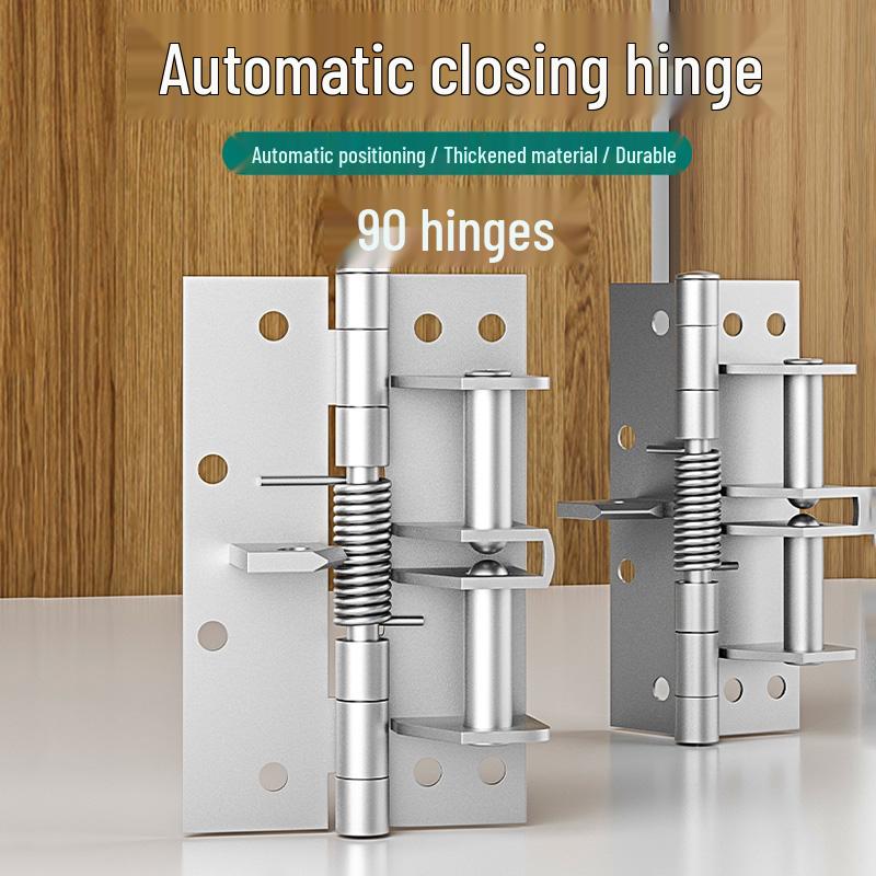 4-Inch Concealed Door Closer with 90° Positioning & Rebound Hinge