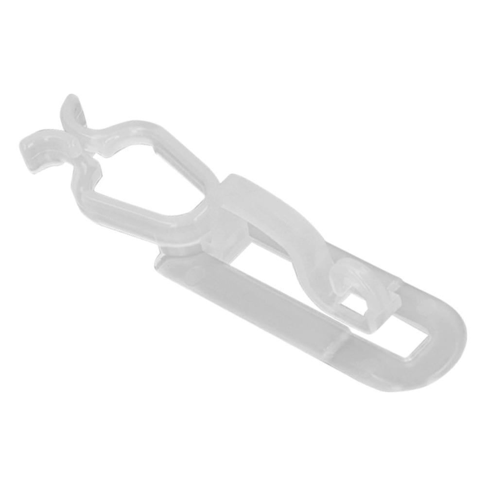 60Pcs 1.8 x 2 x 8.5cm Christmas Light Clips Waterproof Outdoor Light Clips  Gutter Mounting