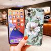 Роскошный чехол с покрытием из цветка камелии для iPhone 11 12 13 14 15 Pro Max, чехол для телефона Samsung Galaxy A51 A12 A32 A52 Xiaomi Redmi 10 10C