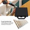 99pcs 135° Point Angle Twist Drill Bit Set HighSpeed Steel HSS Drill Bits  Hardened Metal
