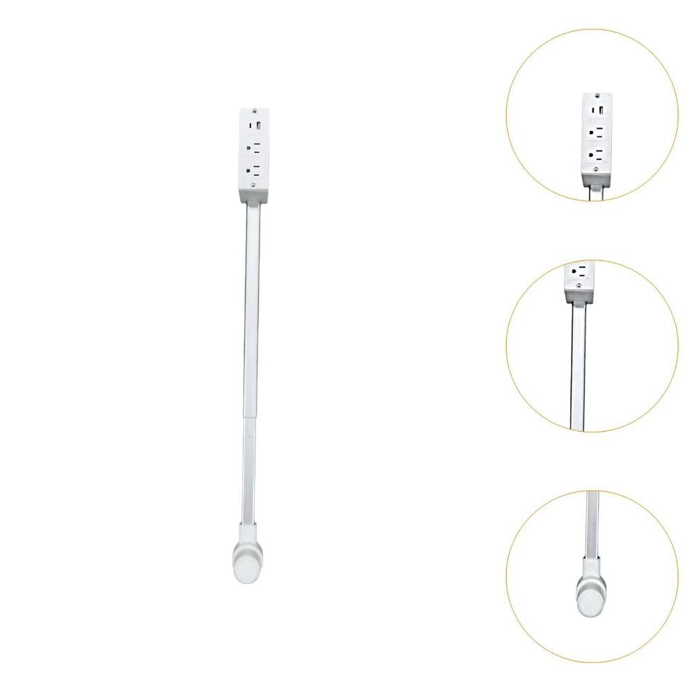 Регулируемая длина удлинитель электрической розетки вращается на 180° расширитель розетки для прикроватной тумбочки