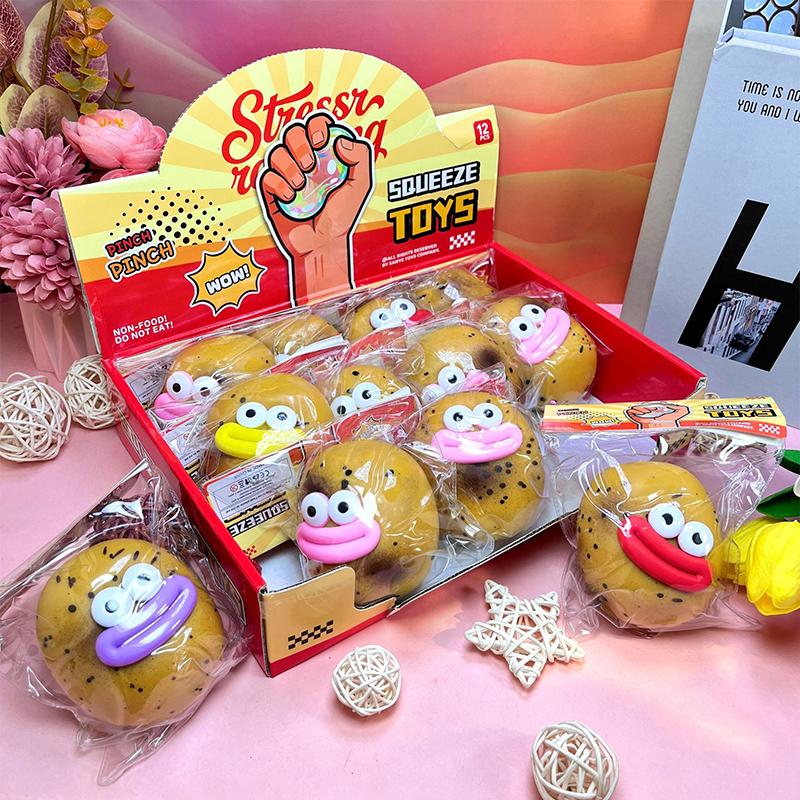 Милая картофельно-сырная игрушка-антистресс с медленным возвратом, мягкая фиджет-игрушка для детей, рождественские подарки