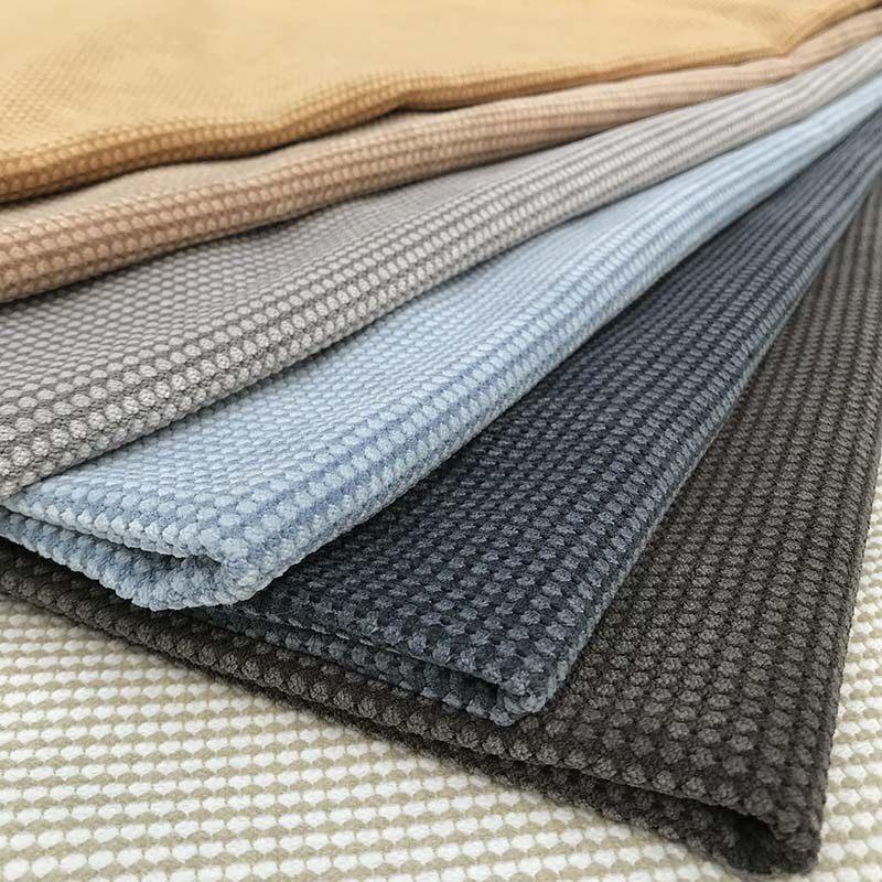 Dual-color Cut Pile Fabric Thickened Chenille Upholstery Fabric for Sofa Cover Pillow Cushion DIY Home Sewing Cut Velvet Fabric