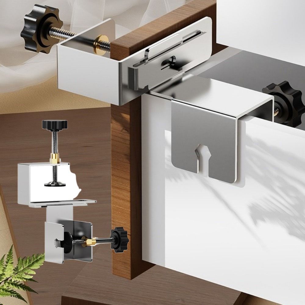 Stainless Steel Positioning Hole Opening Tool  Cabinet Door Installation