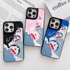 Силиконовый 3D чехол-мультяшка Дораэмон для 15 Pro Max/12 Pro