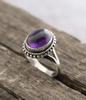 Amethyst Gemstone Handmade Designer Ring, Solid 925 Sterling Silver, Birthstone Ring, Unisex Ring, Birthstone Jewelry