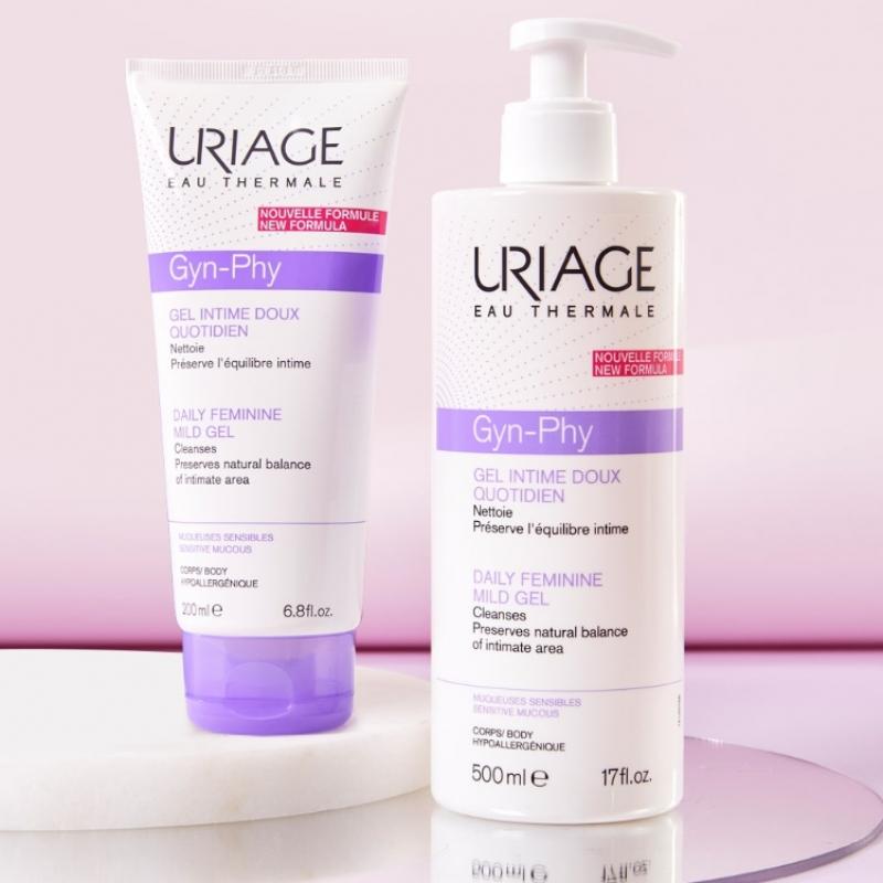 Uriage Dermal Mild Gel 4 типа на выбор 1 отдельная упаковка 200 мл + бесплатный дермальный спрей 