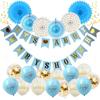 It 'S A Boy Baby Shower Baby Shower Decorative Fan Balloon Set