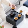 Pinjian Karesansui Minimalist Travel Ceramic Tea Set