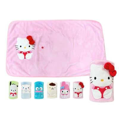 Компактный плед Sanrio Hello Kitty 60 x 100 Стильный плед для защиты от холода для или домашнего использования (САНРИО) Одеяло, см, Легкое, Дизайн, Автомобиль, Офис,
