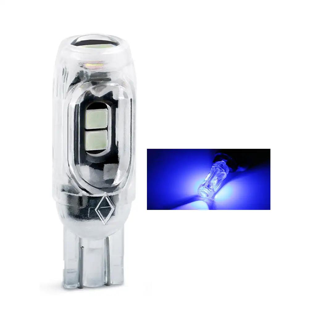 10 шт. T10 W5w белый красный синий авто светодиодный багажник тормозной указатель поворота лампа автомобильный парковочный задний фонарь фонарь заднего хода подсветка номерного знака 12 В