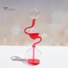 Glass Hand Boiler Love Heart Thermometer Toy Educational Science Toy Multifunctional Science Experiment Hand Boiler Gift for Children Adults