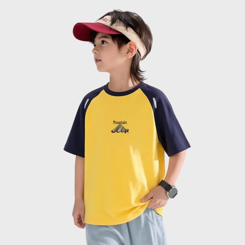 JEEP Kids Casual Breathable Short-Sleeve T-Shirt