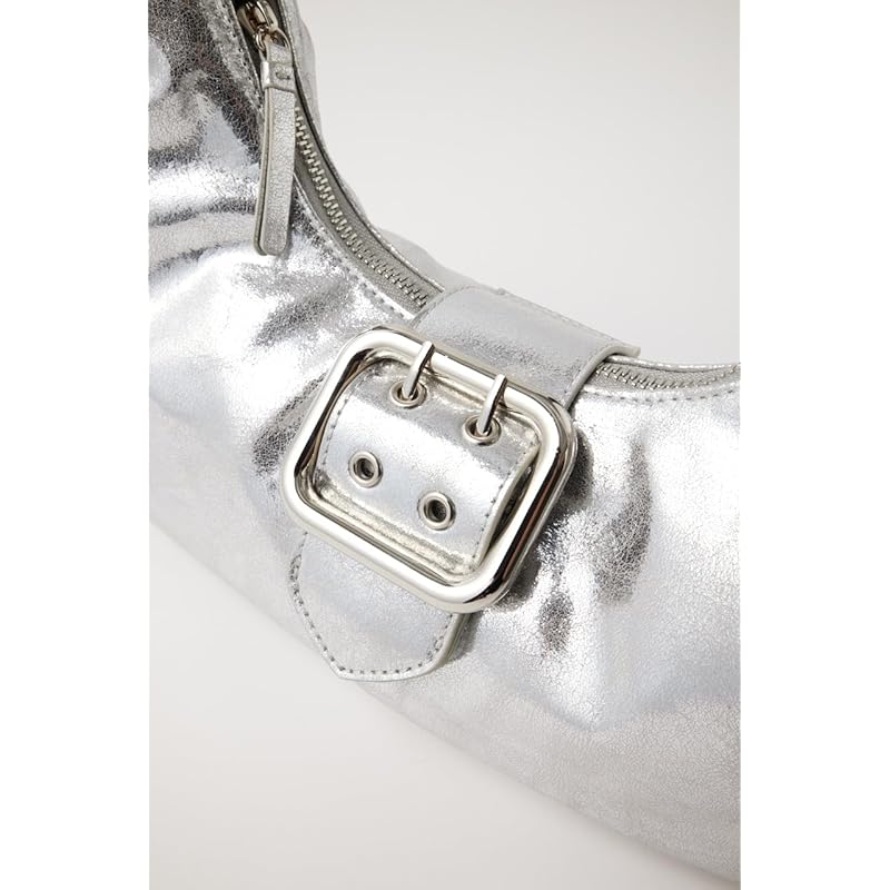 [Mousey] Сумка-хобо с боковым карманом 010IST55-3981 женская БЕСПЛАТНО серебристая