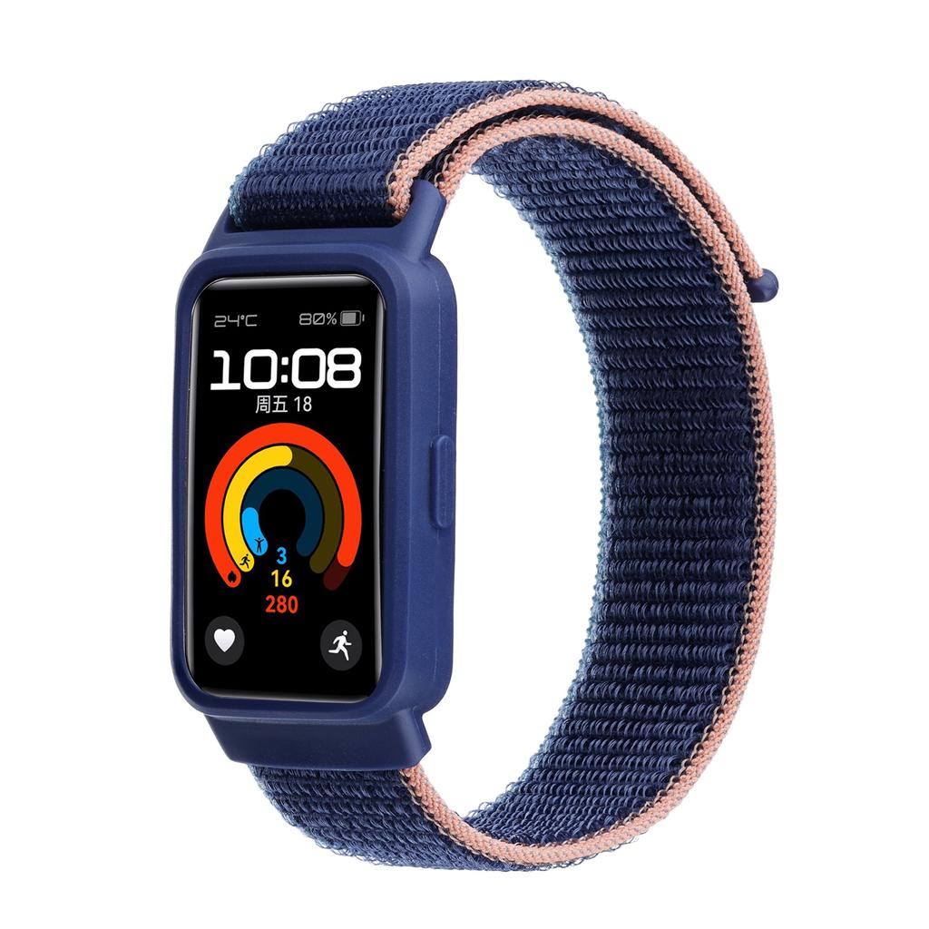 Нейлоновый ремешок-петля для Huawei Band 9 8 7 6 Смарт-часы Запасной ремень correa Дышащий Спортивный браслет для huawei band9 band8 7 6