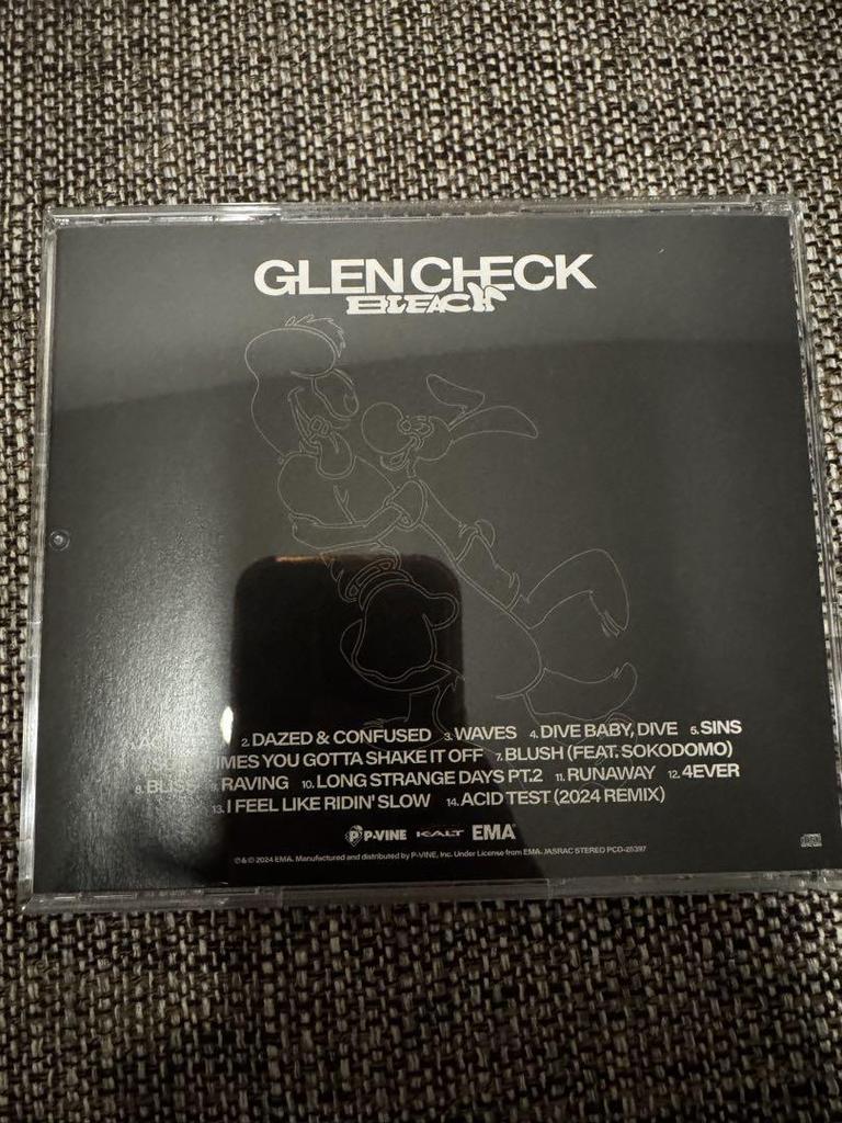 [USED] GLEN CHECK Album CD "BLEACH