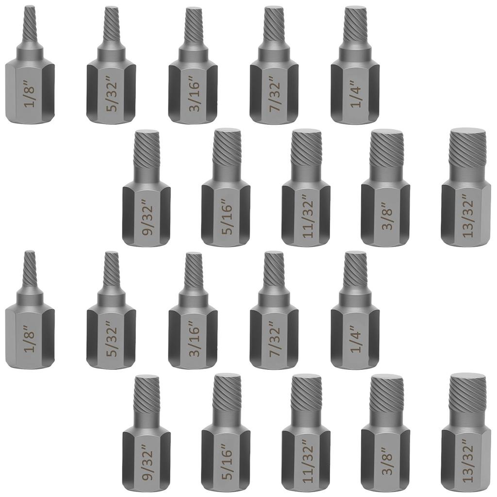 Screw Extractor Kit Alloy Steel Damaged Screw Removal Set Metal Easy Out Drill Bits Broken Bolt Stud Removal Accessory