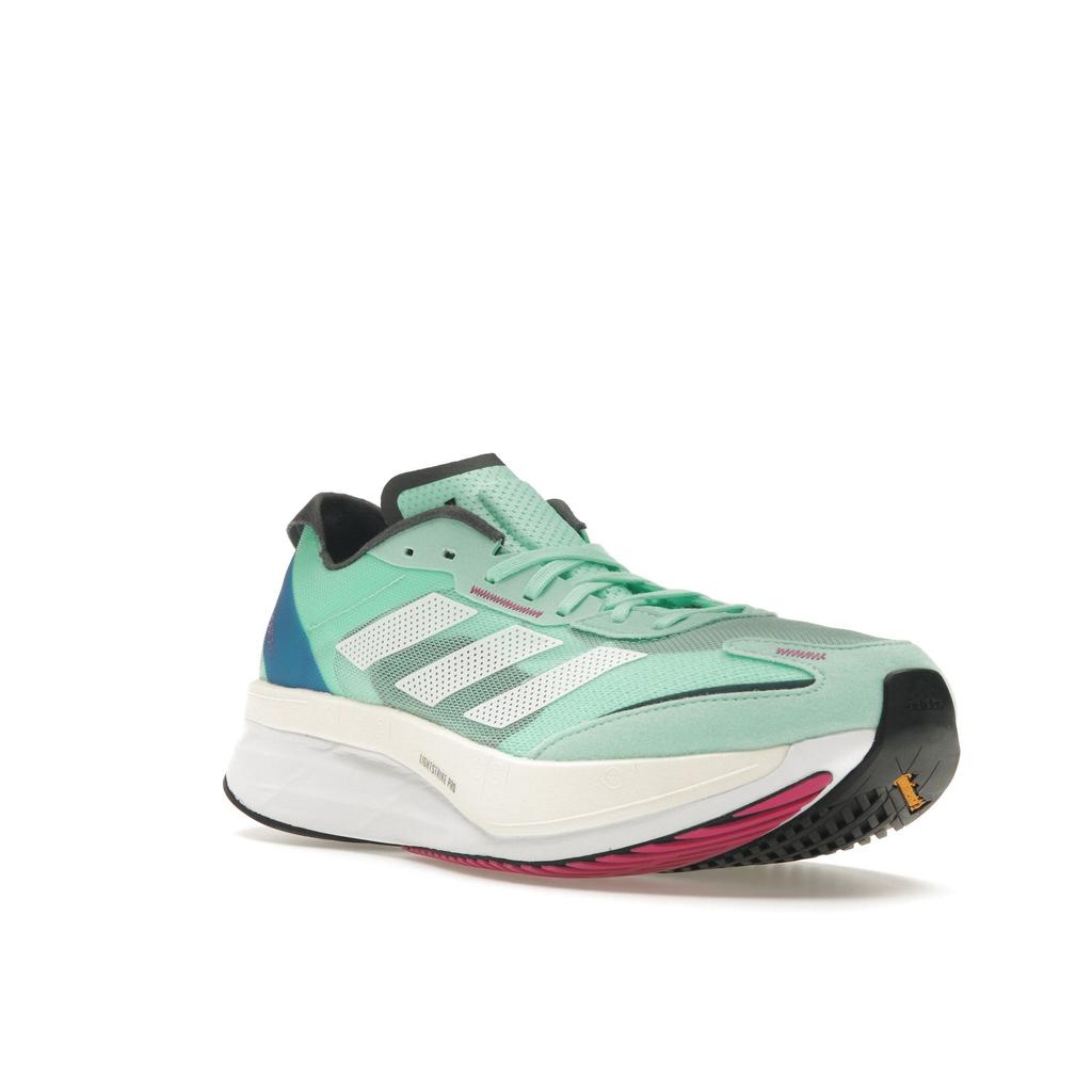 Adidas Кроссовки унисекс Adizero Boston 11 Pulse Mint Green Cloud-White Crystal-White GV9064