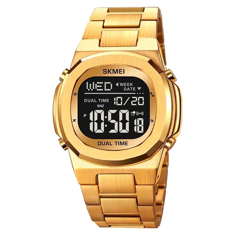 SKMEI 2004 Будильник Дата Часы relojes para hombre Светящиеся Секундомер Многофункциональные Мужские Водонепроницаемые Электронные Спортивные Часы Наручные Часы