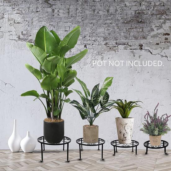 5 шт. Подставка для растений, прочное основание, устойчивое к ржавчине, атмосферным воздействиям, железное искусство, прочное