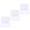 3Pcs Single Side Transparent Portable Fishing Lure Bait Waterproof Accessory Storage Boxmedium