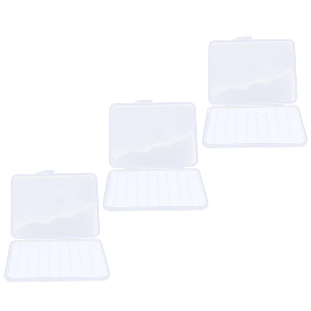 3Pcs Single Side Transparent Portable Fishing Lure Bait Waterproof Accessory Storage Boxmedium