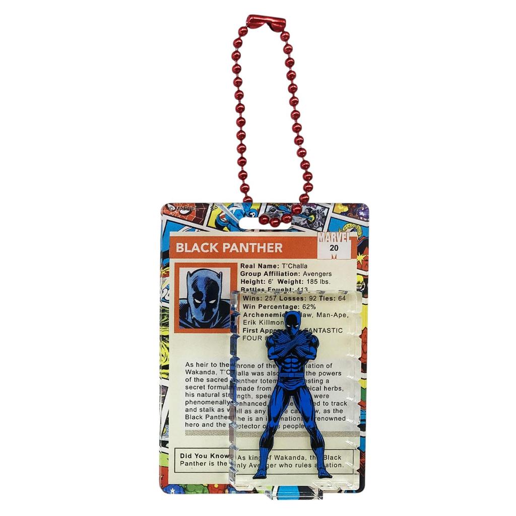 Small Planet Marvel Figures/Blind Blister-Style Acrylic Keychains, Complete Set of 10