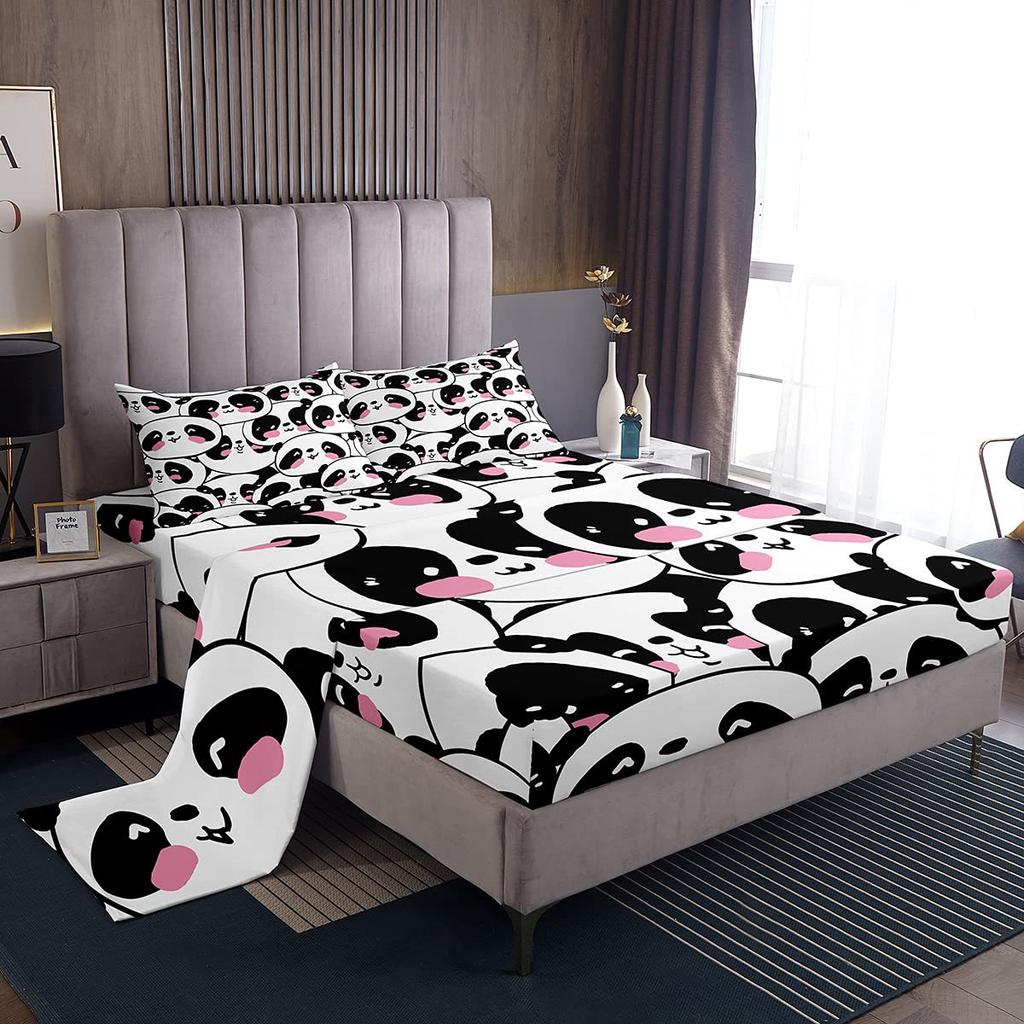 Спорт Бейсбол Узор Простынь Четырехпредметный Постельный Комплект Спальня Комната Общежитие Постельные Принадлежности Декорация