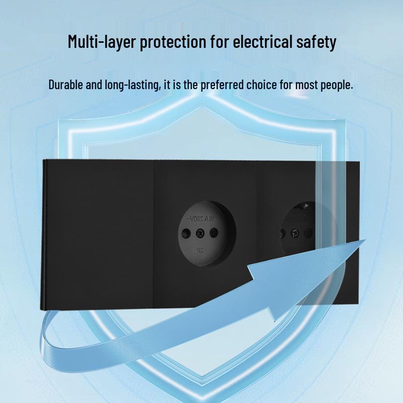WESA Flame Retardant 16A European Standard Household Switch Socket