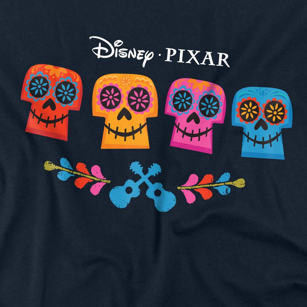 Coco Unisex Adult Skull Logo Full Color T-Shirt