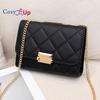 Cozy Up Women's Bag Tide New Classic Versatile Lingge Chain Bag Foreign Crossbody Bag Baguette Purses and Handbag