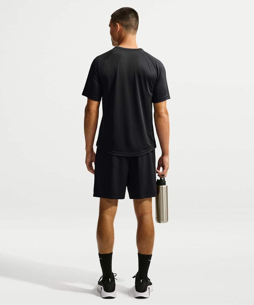 NIKE Flex Dry-Fit Short Sleeve Training Top M - Black:White / If2138-010