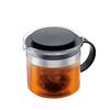 BODUM Bistro Nouveau Teapot, 1000ml, Tea Maker, Black Tea, Green Tea, Chinese Tea, Herbal Tea, Fruit Tea, Plastic Filter, Glass Beaker, Dishwasher