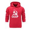 Новое поступление CCCP Россия унисекс повседневные толстовки модный пуловер красная толстовка с капюшоном мужская осенняя теплая толстовка уличная одежда хип-хоп пальто