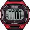 Мужские часы Seiko Prospex Super Runners SBEF047, на солнечной батарее, полиуретан, красные