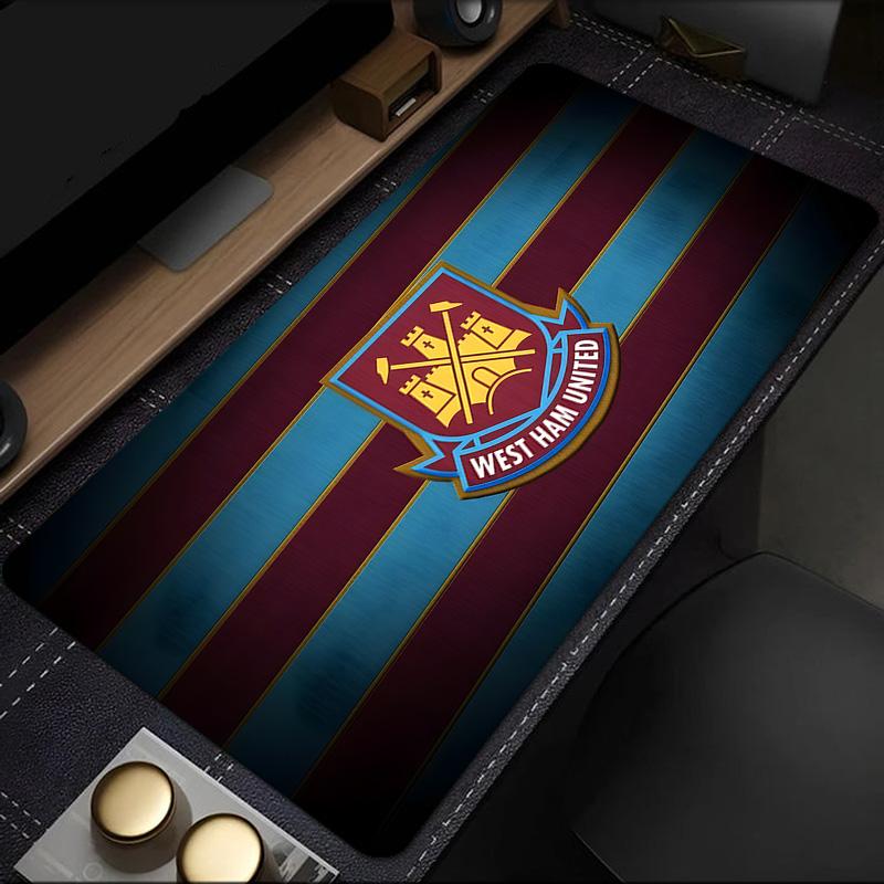 West FC United Crest Mouse Pad, Rubber Base, Mouse Pad for Gamers and Office Use, Gaming Desk , Easy To Clean Mat Christmas fan gifts